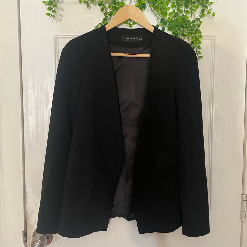 Zara Basic Black Blazer